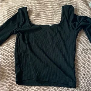 square neck top